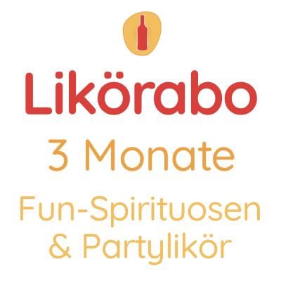 Likörabo 3 Monate | Fun-Spirituosen & Partylikör