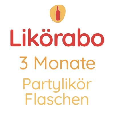 Likörabo 3 Monate | Partylikör Flaschen