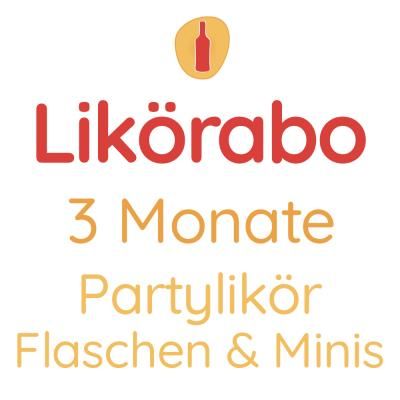 Likörabo 3 Monate | Partylikör Flaschen & Minis