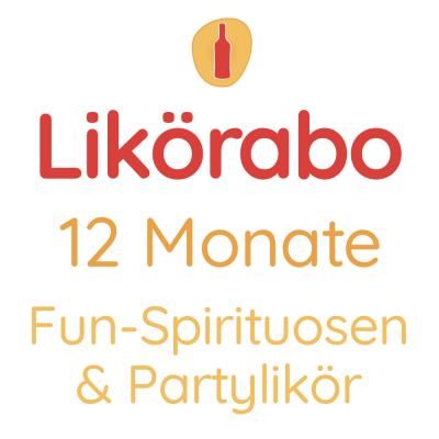 Likörabo 12 Monate | Fun-Spirituosen & Partylikör