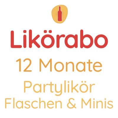 Likörabo 12 Monate | Partylikör Flaschen & Minis