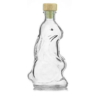 Glasflasche Osterhase 0,2 l 2 Flaschen