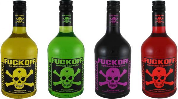 FUCKOFF Liqueur Quartett 