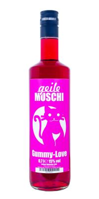 Geile Muschi Gummy-Love Erdbeer Rhabarber 0,7 l 