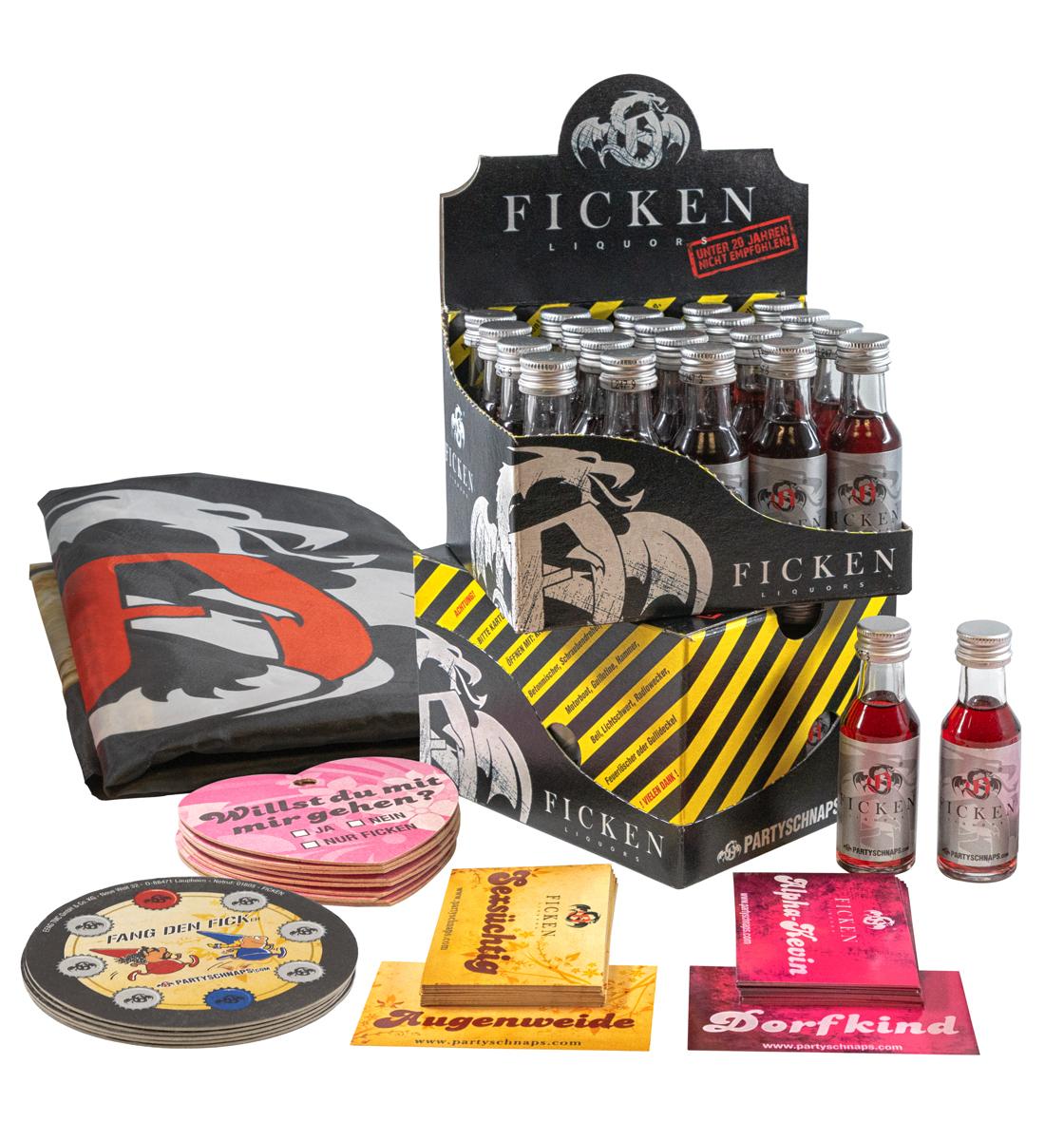 FICKEN Notfallbox Spender, Sparangebote & Party-Sets